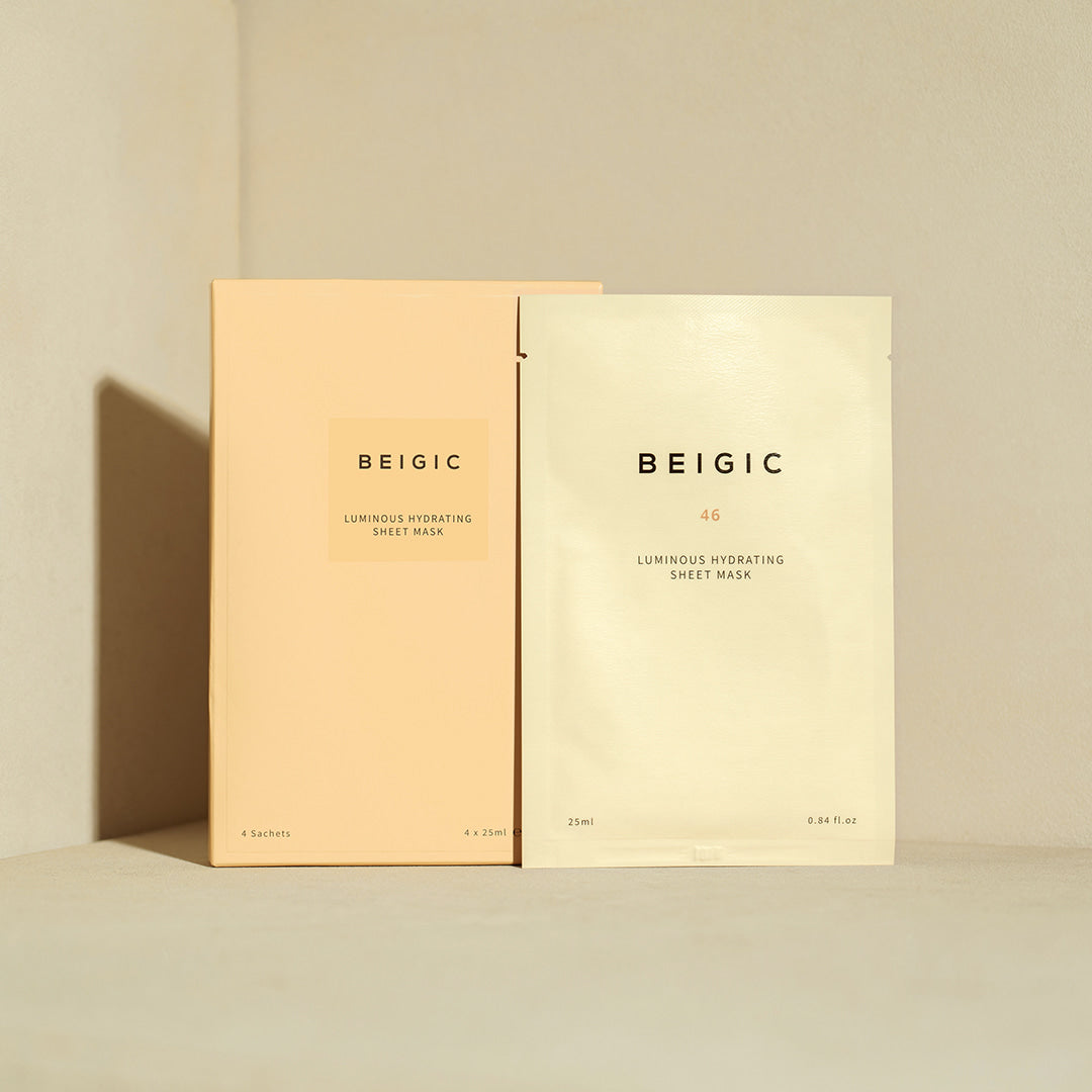 Pack de 4 Masques Hydratation & éclat du teint, Vitamine C & Peptides, Luminous Hydrating Sheet Mask